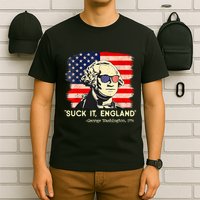 Suck It England Funny 4th Of July George Washington 1776 T-Shirt