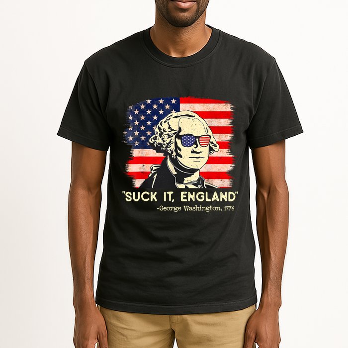Suck It England Funny 4th Of July George Washington 1776 Tall T-Shirt