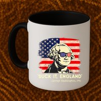 Suck It England Funny 4th Of July George Washington 1776 Mug