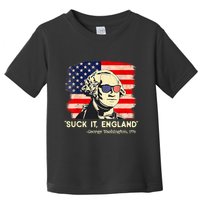 Suck It England Funny 4th Of July George Washington 1776 Toddler T-Shirt