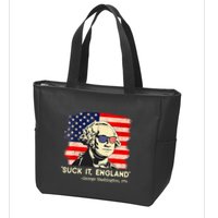 Suck It England Funny 4th Of July George Washington 1776 Zip Tote Bag