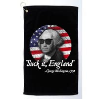 SUCK IT ENGLAND Funny 4th Of July George Washington 1776 Golf Towel