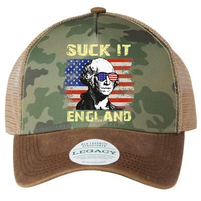 Suck It England Funny George Washington Legacy Tie Dye Trucker Hat