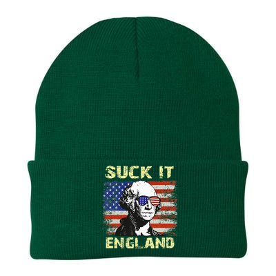 Suck It England Funny George Washington Knit Cap Winter Beanie