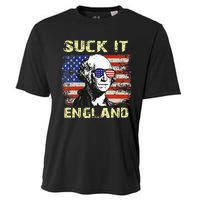 Suck It England Funny George Washington Cooling Performance Crew T-Shirt