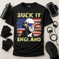 Suck It England Funny George Washington Cooling Performance Crew T-Shirt