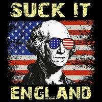Suck It England Funny George Washington Cooling Performance Crew T-Shirt