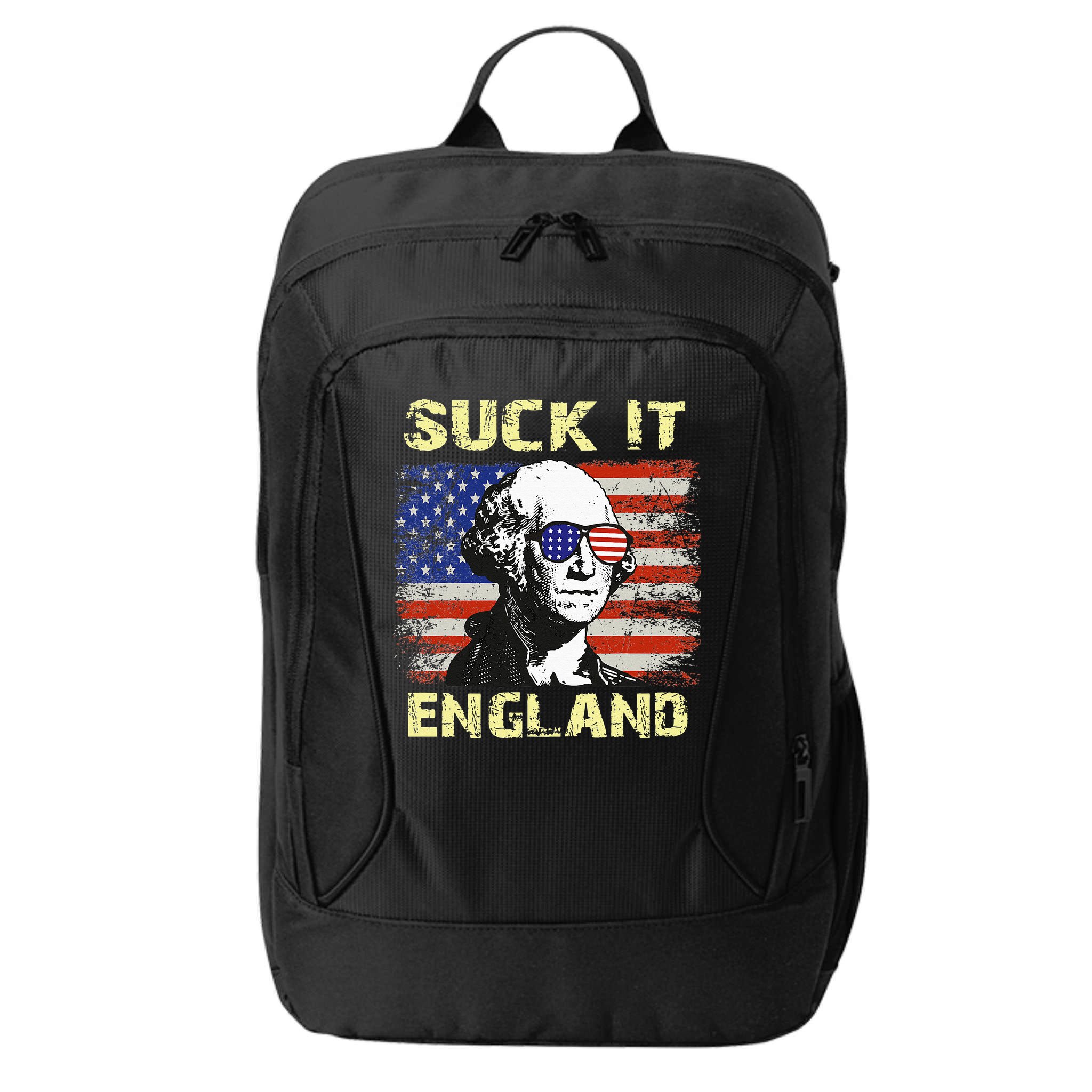 Suck It England Funny George Washington City Backpack