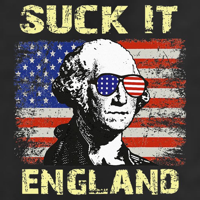 Suck It England Funny George Washington Adult Drive Performance Visor