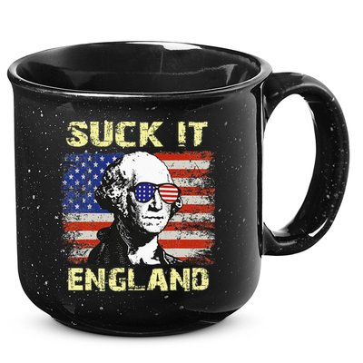 Suck It England Funny George Washington 15oz Campfire Ceramic Mug