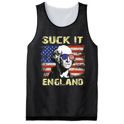 Suck It England Funny George Washington Mesh Reversible Basketball Jersey Tank