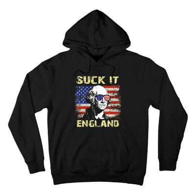 Suck It England Funny George Washington Tall Hoodie