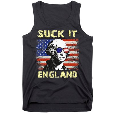 Suck It England Funny George Washington Tank Top