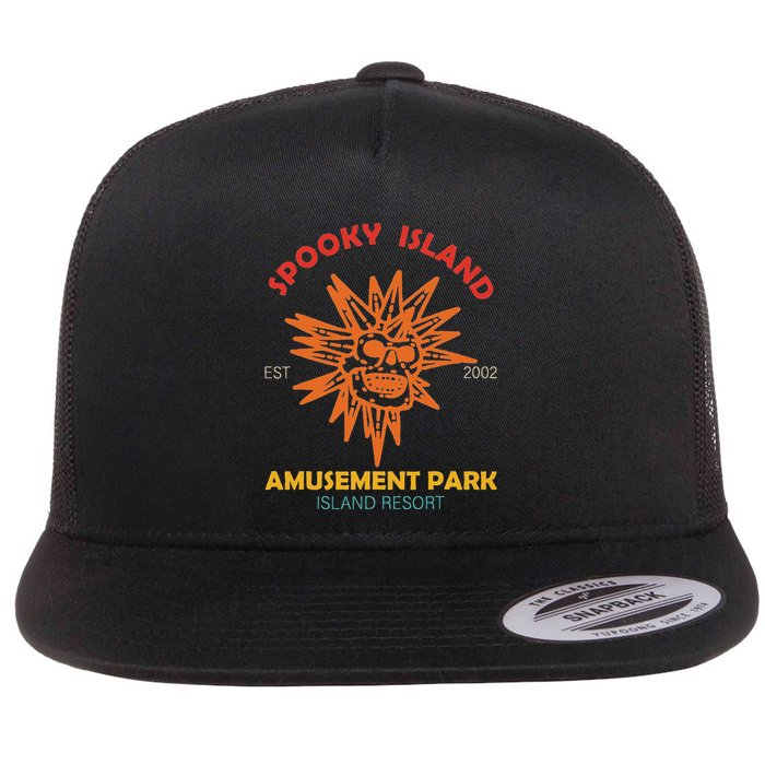Spooky Island Est 2002 Amusement Park Island Resort Flatbill Hat