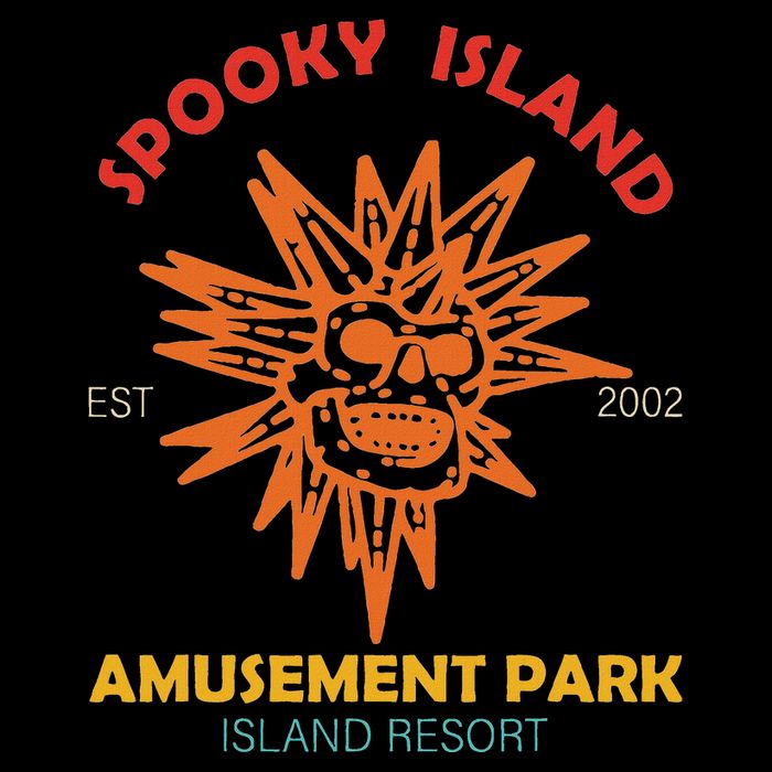 Spooky Island Est 2002 Amusement Park Island Resort Flatbill Hat