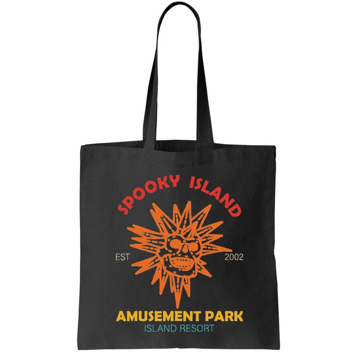 Spooky Island Est 2002 Amusement Park Island Resort Bag