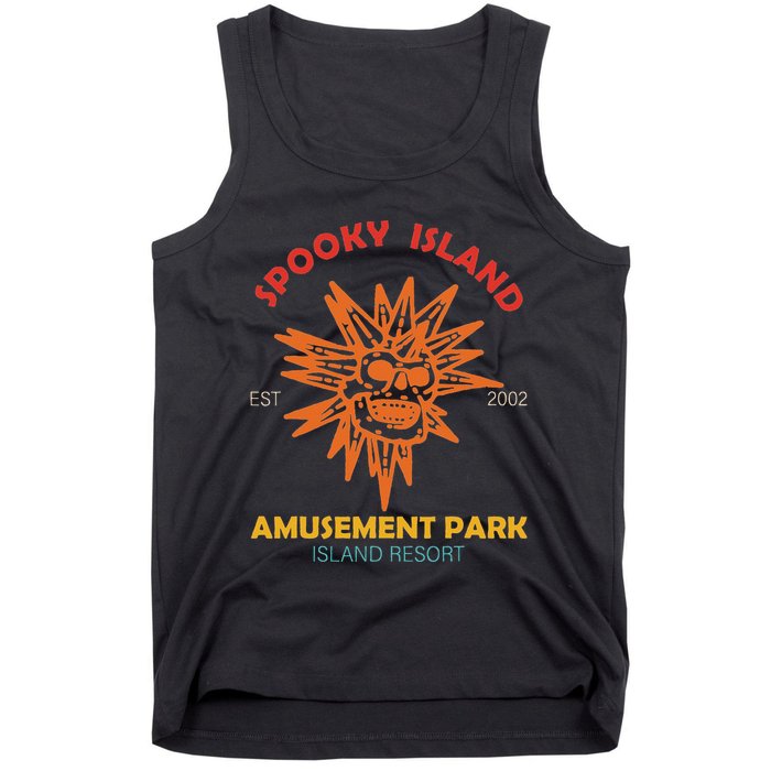 Spooky Island Est 2002 Amusement Park Island Resort Tank Top