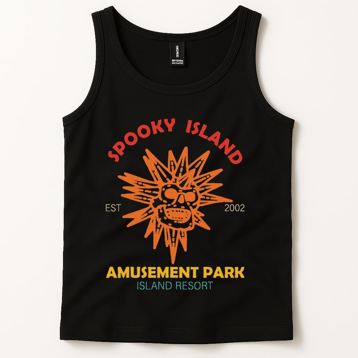 Spooky Island Est 2002 Amusement Park Island Resort Tank Top