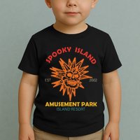 Spooky Island Est 2002 Amusement Park Island Resort Toddler T-Shirt