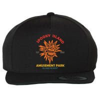 Spooky Island Est 2002 Amusement Park Island Resort Wool Snapback Cap
