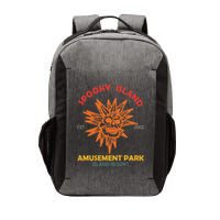Spooky Island Est 2002 Amusement Park Island Resort Vector Backpack