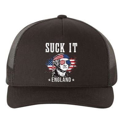 Suck It England Funny George Washington Funny Yupoong Adult 5-Panel Trucker Hat