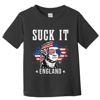 Suck It England Funny George Washington Funny Toddler T-Shirt