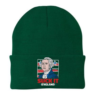 Suck It England 4th Of July Funny President Veteran Knit Cap Winter Beanie