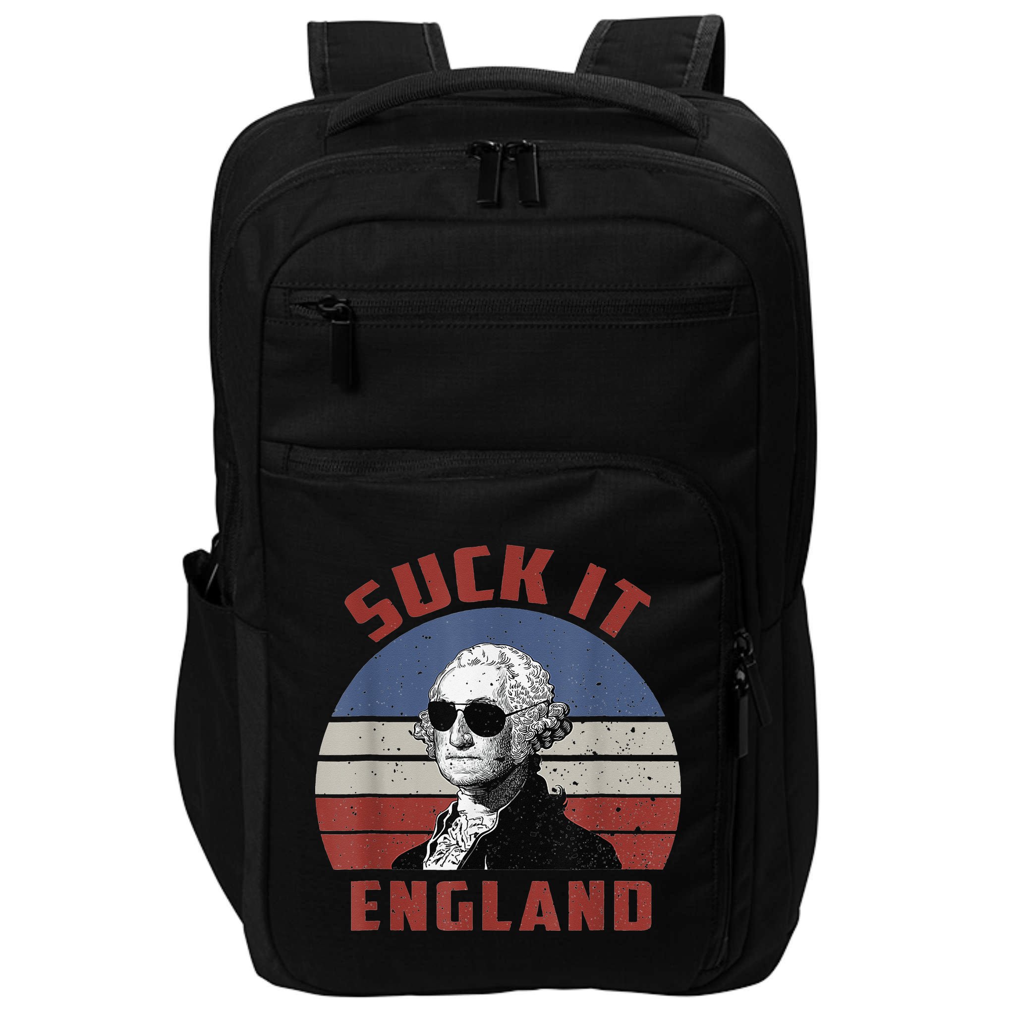 Suck It England Funny 4th of July Impact Tech Backpack