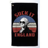 Suck It England Funny 4th of July Golf Towel