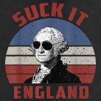Suck It England Funny 4th of July Golf Towel
