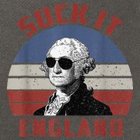 Suck It England Funny 4th of July Cotton Canvas Backpack