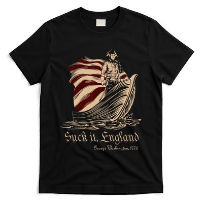 Suck It England Funny 4th Of July George Washington 1776 T-Shirt