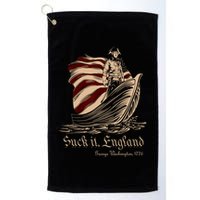 Suck It England Funny 4th Of July George Washington 1776 Golf Towel