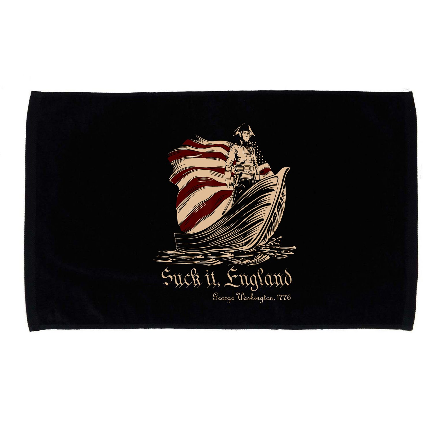 Suck It England Funny 4th Of July George Washington 1776 Microfiber Hand Towel