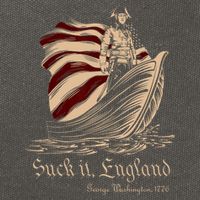 Suck It England Funny 4th Of July George Washington 1776 Cotton Canvas Backpack