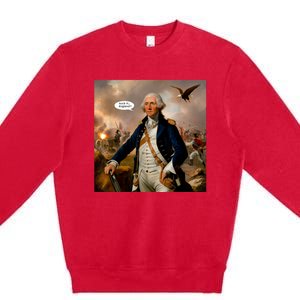 Suck It England! Funny 4th Of July Independence Day Premium Crewneck Sweatshirt