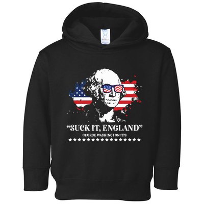 Suck It England George Washington 1776 Toddler Hoodie