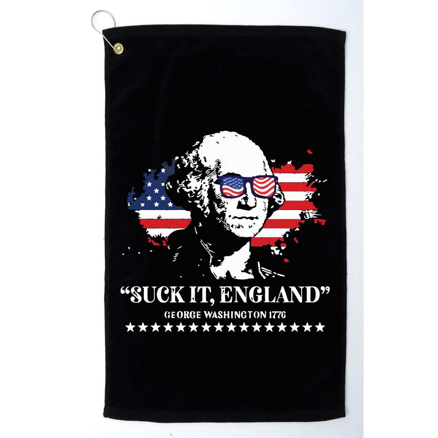 Suck It England George Washington 1776 Golf Towel