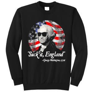 Suck It England 4th Of July George Washington Sweatshirt