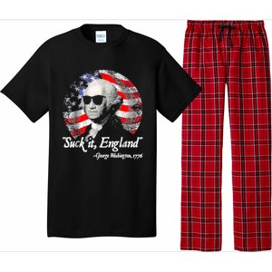 Suck It England 4th Of July George Washington Pajama Set