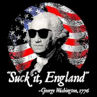 Suck It England 4th Of July George Washington Magnet
