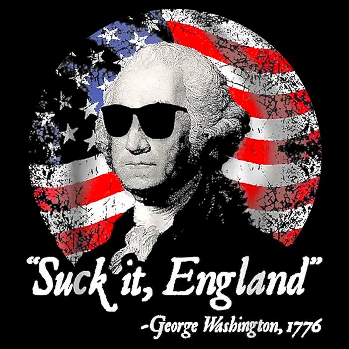 Suck It England 4th Of July George Washington Magnet