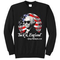 Suck It England 4th Of July George Washington Tall Sweatshirt