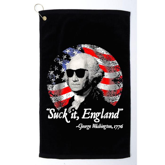 Suck It England 4th Of July George Washington Golf Towel
