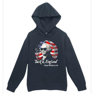 Suck It England 4th Of July George Washington Urban Pullover Hoodie