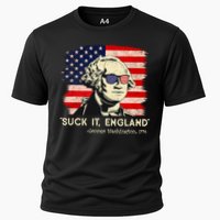 Suck It England Funny 4th Of July Funny George Washington Cooling Performance Crew T-Shirt