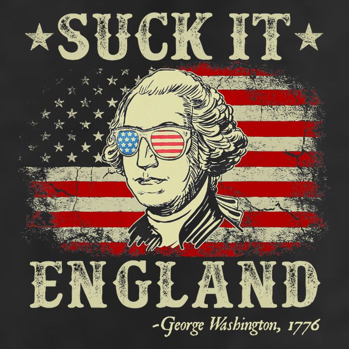 Suck It England Funny 4th Of July George Washington 1776 Cool Comfort Performance Bucket Hat