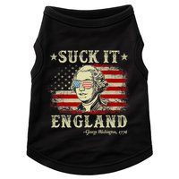 Suck It England Funny 4th Of July George Washington 1776 Doggie Tank