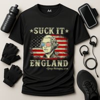 Suck It England Funny 4th Of July George Washington 1776 Performance Shirt